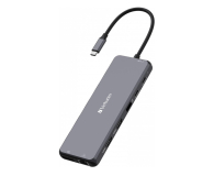 VERBATIM USB-C - 3xUSB 3.2, 2xUSB-C PD, 2xHDMI, DP, RJ45, Audio 32153 - 1236401 - zdjęcie 1
